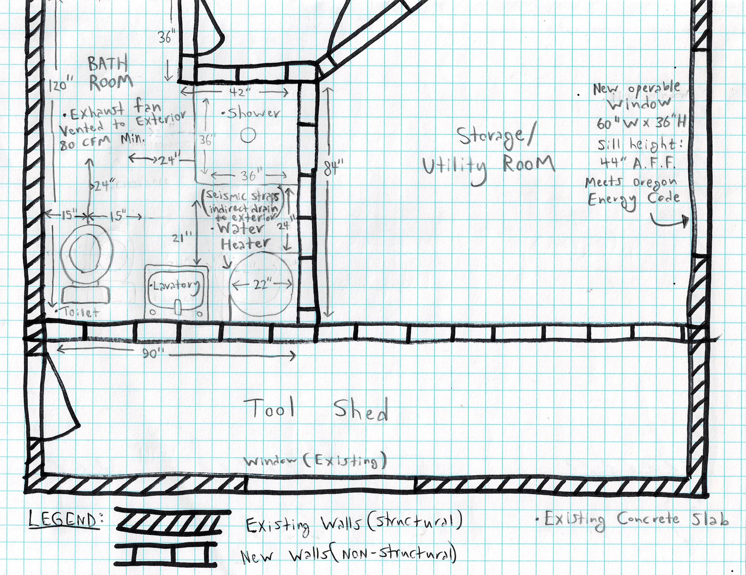 Approved Bath Utility floor plan